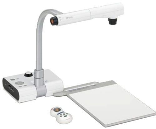 Elmo 1304 Model TT-02Rx Teachers Tool Digital Visual Presenter Document Camera, 30 frames per second real time image, Remote control, High resolution XGA, WXGA, and SXGA from a 1.39 MP CMOS Sensor, Image Mate Software with audio and video recording, 5.2x optical zoom, 8x digital zoom total of 41.6x zoom, UPC 008404102672, Replaced TT-02s TT02S TT-02 TT02 (ELMO1304 ELMO-1304 TT02RX TT-02R TT-02 TT02)