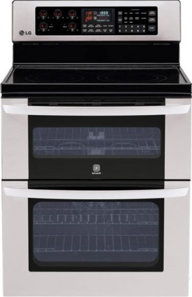 LG LDE3017ST Freestanding Electric Double-Oven Range with 5 Radiant Elements, 6.7 cu. ft. Total Oven Capacity - 2.3 cu. ft. / 4.4 cu. ft. - Tallest Upper Oven -6